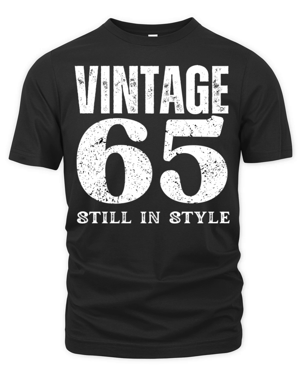 Vintage 65 Still In Style Birthday Design Organic Unisex T-shirt