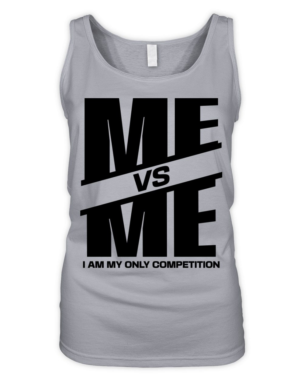 Me vs Me I Am My Only Competition Cool Gym Lover Organic Women's Tank Top