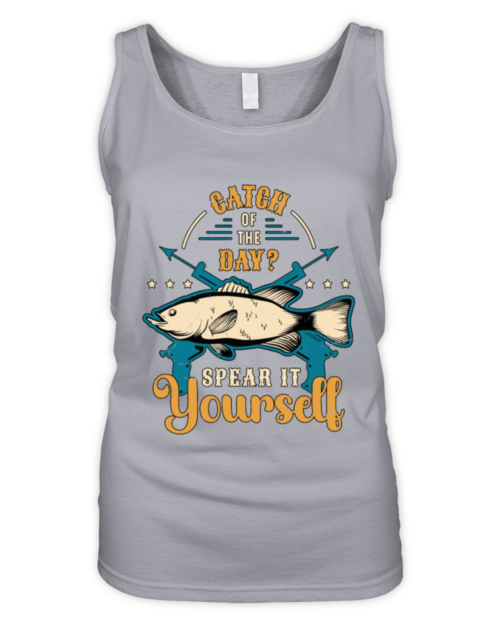 Spearfishing Catch Of The Day Spear It Snorkeling Organic Women's Tank Top