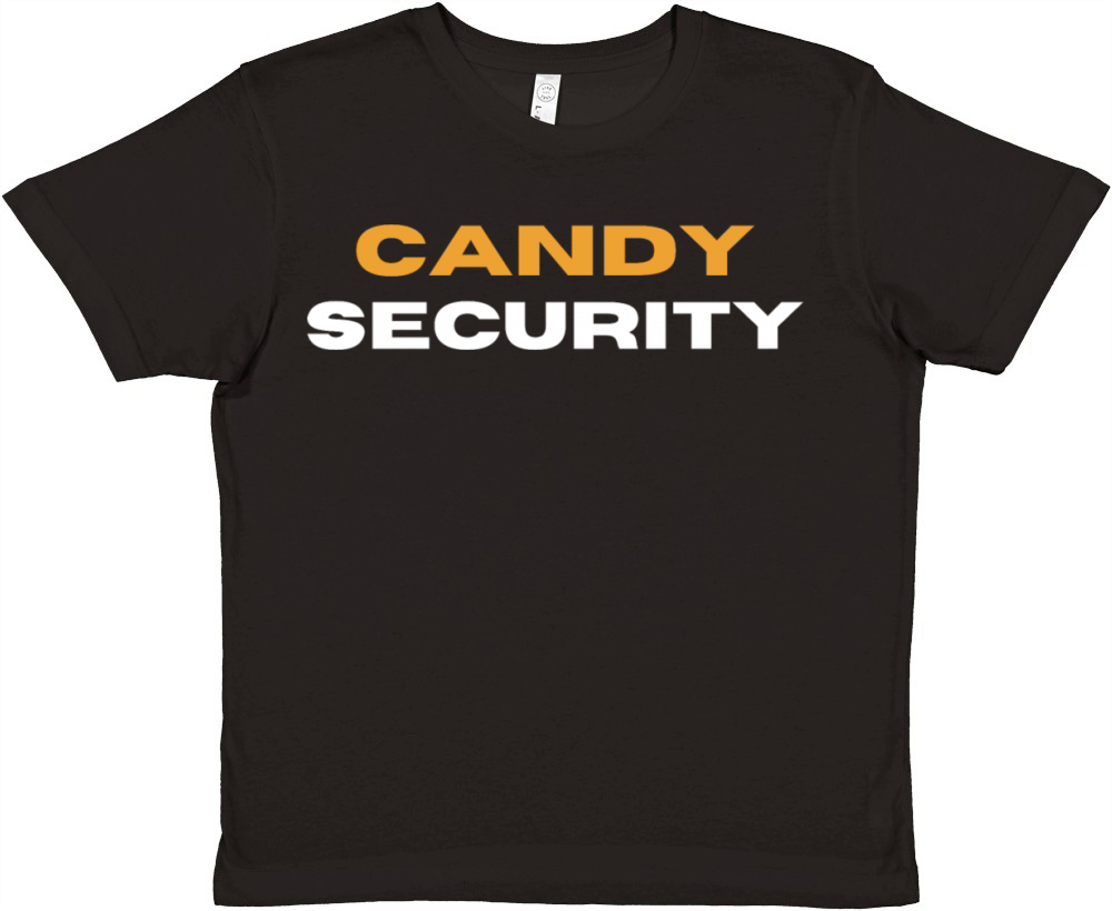 Candy Security T-Shirt Halloween Costume Premium Kids Crewneck T-shirt