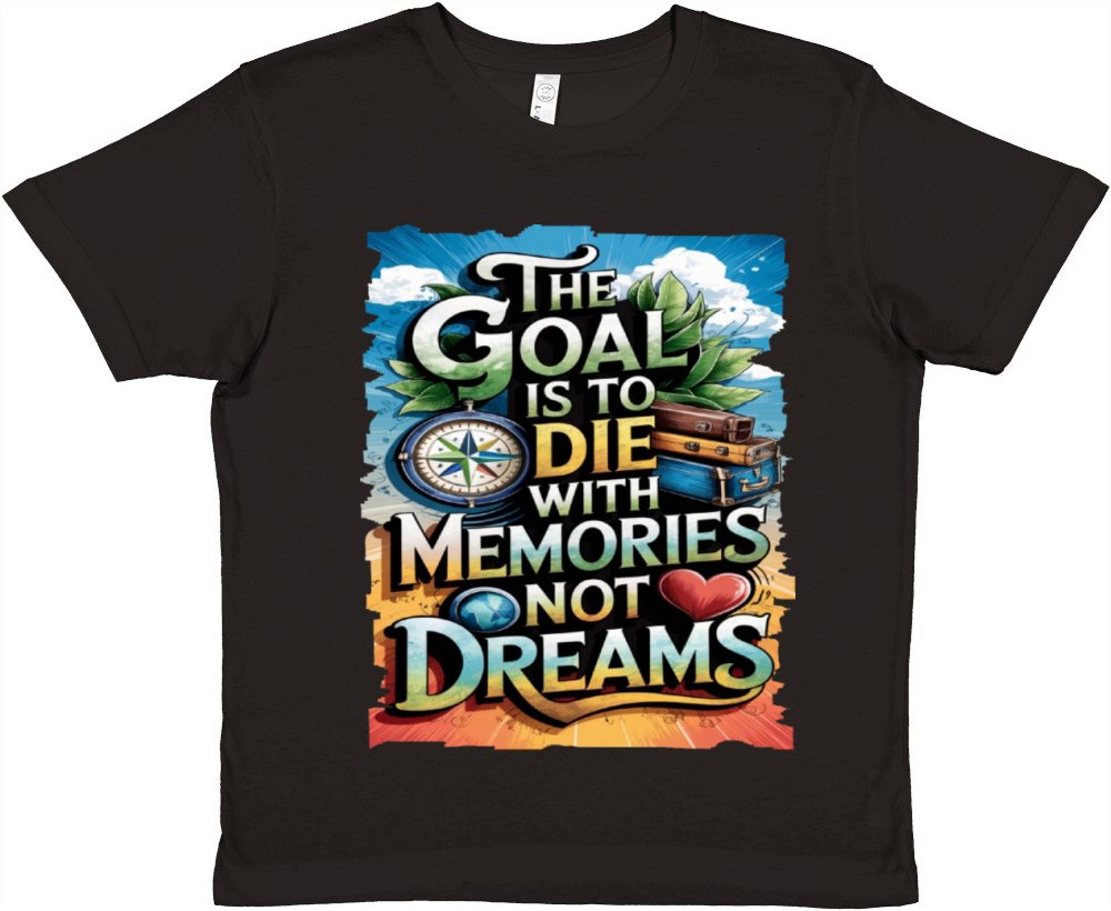 Travel Quote to get inspired N04 Premium Kids Crewneck T-shirt