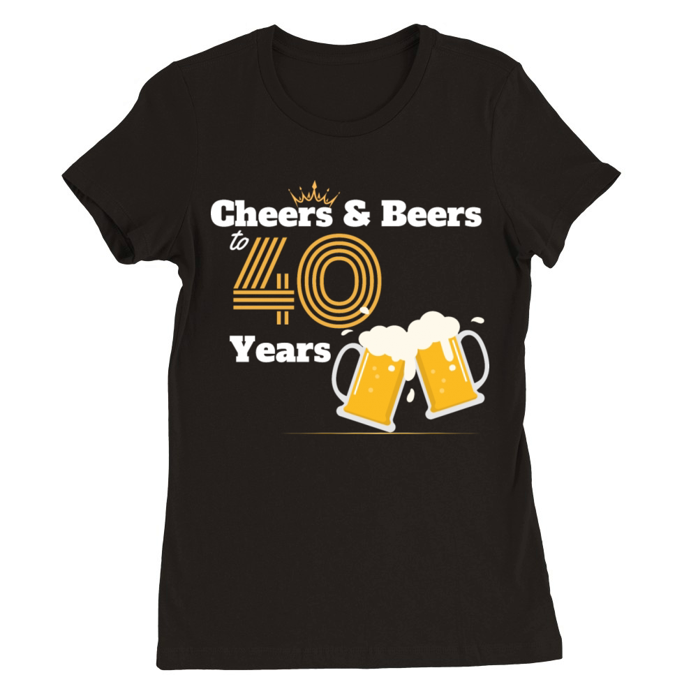 40th Birthday Premium Womens Crewneck T-shirt