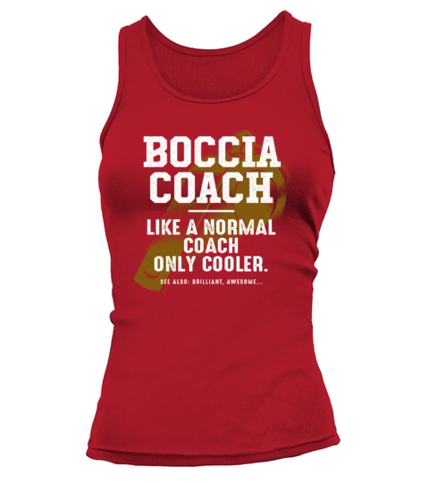 Boccia Coach Like a Normal Coach Disability Sports Tank top Woman