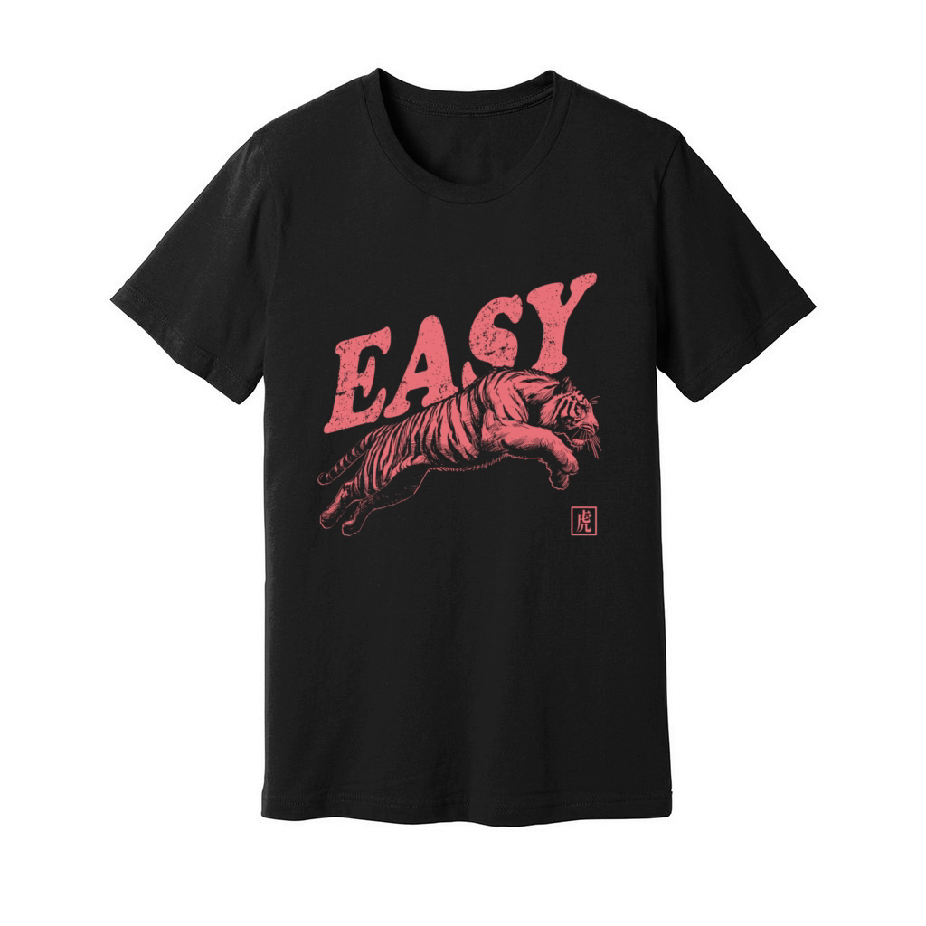 Vintage Tiger Throwback Design For Men Women Kids Unisex Jersey Tee