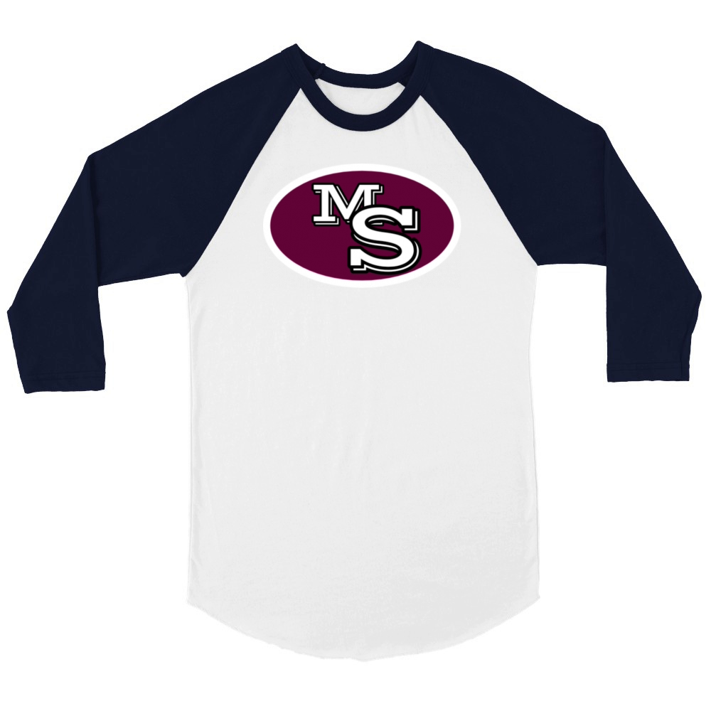 Ms Unisex ¾ sleeve Raglan T-shirt