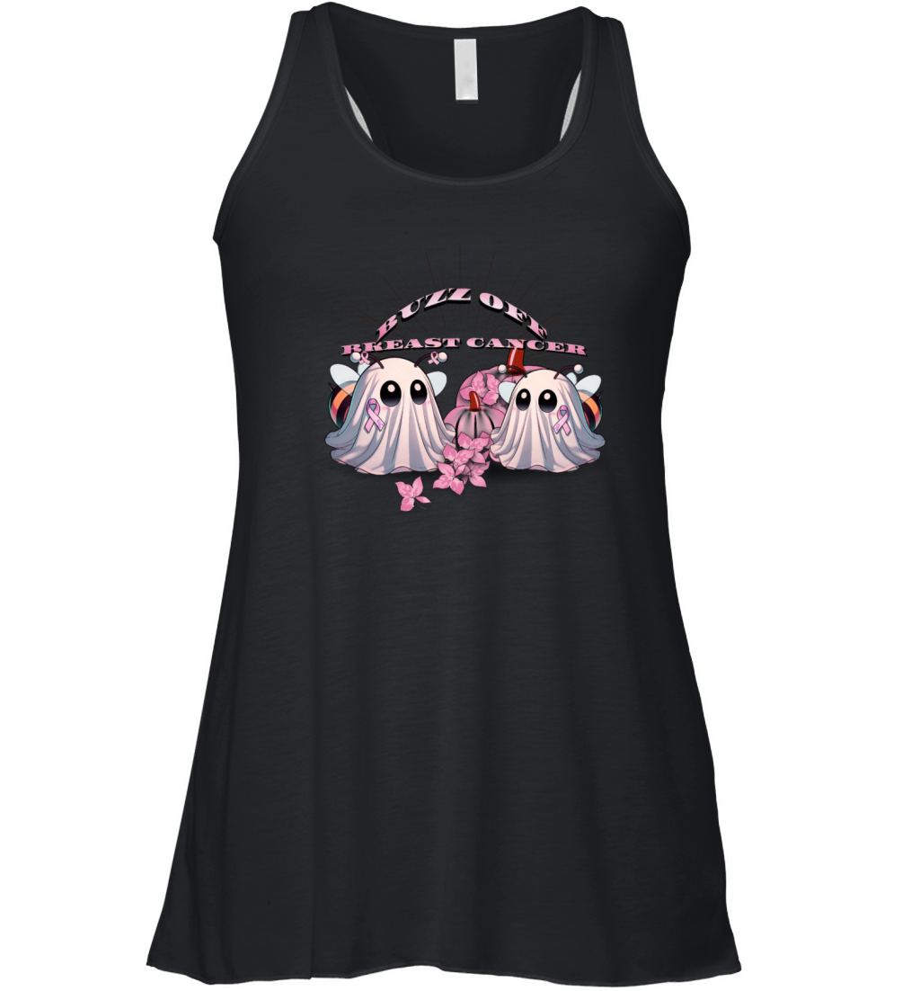 Boo Bees for Breast Cancer Women's Flowy Tank Top