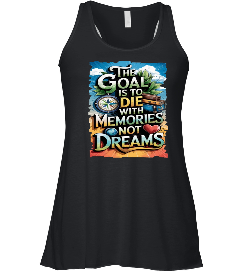 Travel Quote to get inspired N04 Women's Flowy Tank Top