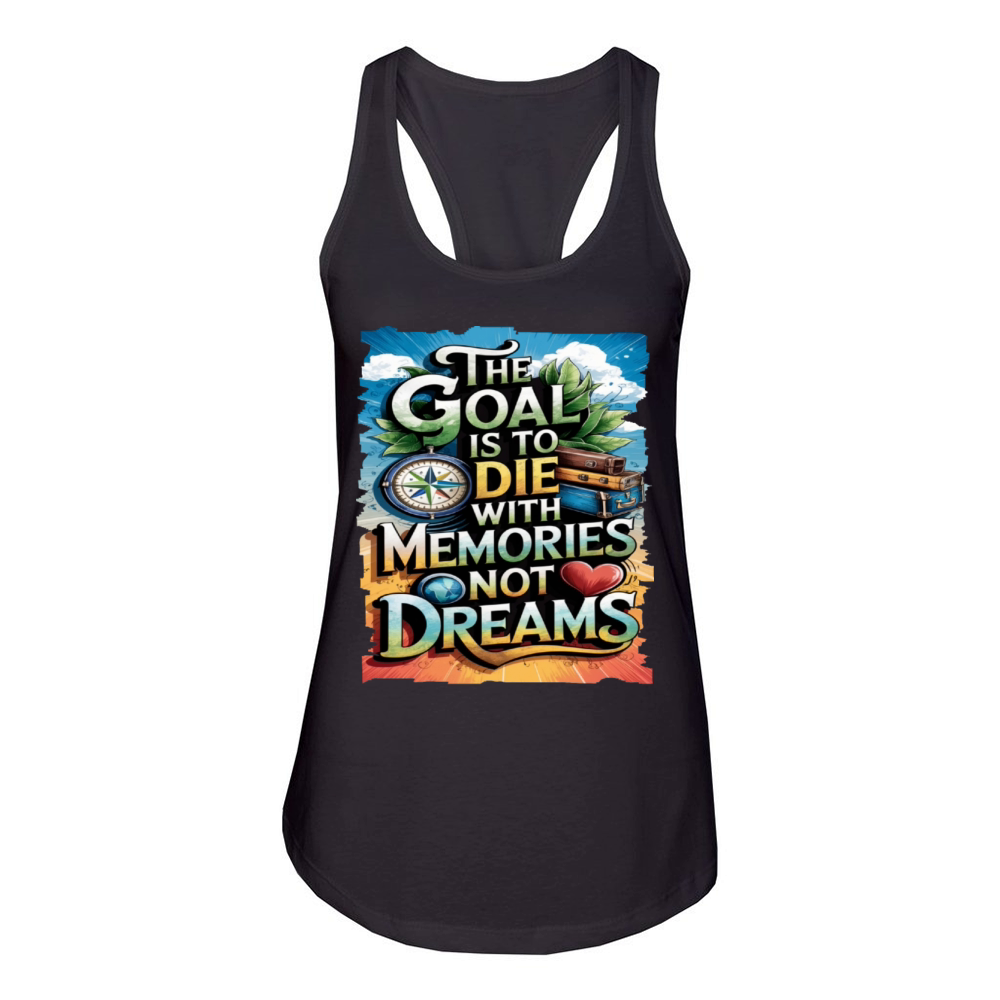 Travel Quote to get inspired N04 Women's Racerback Tank