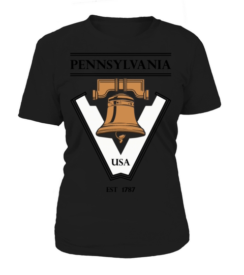 Vintage Pennsylvania Emblem with Liberty Bell Women's T-Shirt