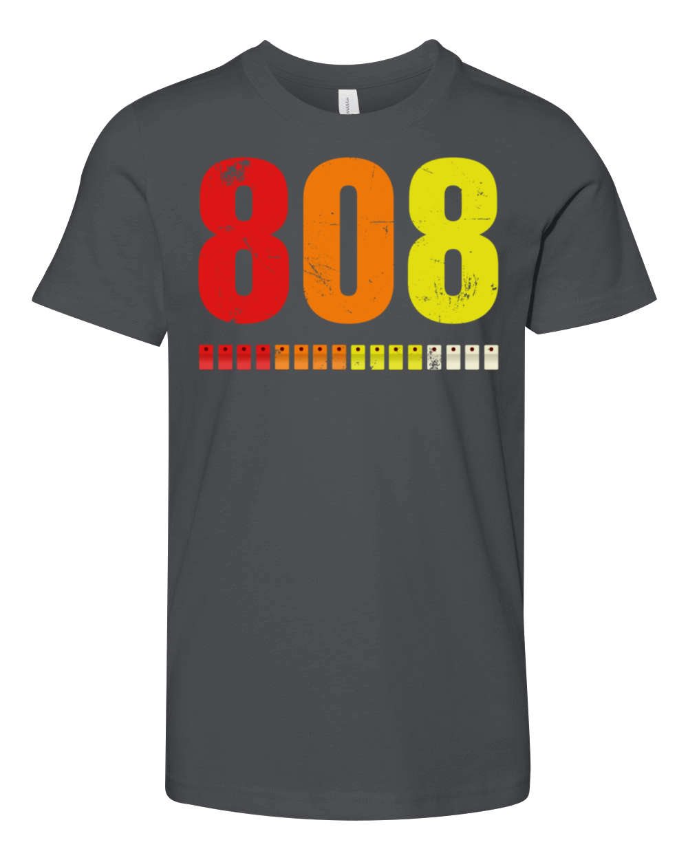 808 Retro Vintage Electronic Drum Machine Youth Unisex Jersey Tee