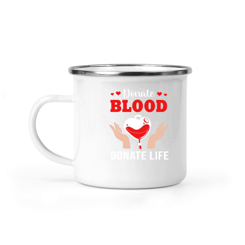 Donate Life Blood Donor Awareness Camping Mug