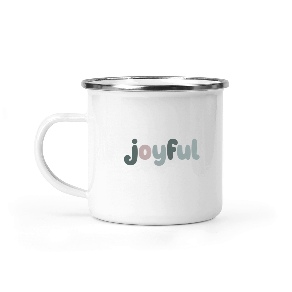 Joyful - Minimalist Camping Mug