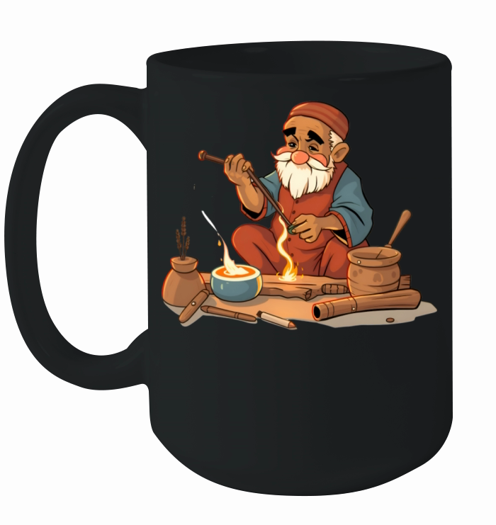 The Old Artisan s Flame Ceramic Mug