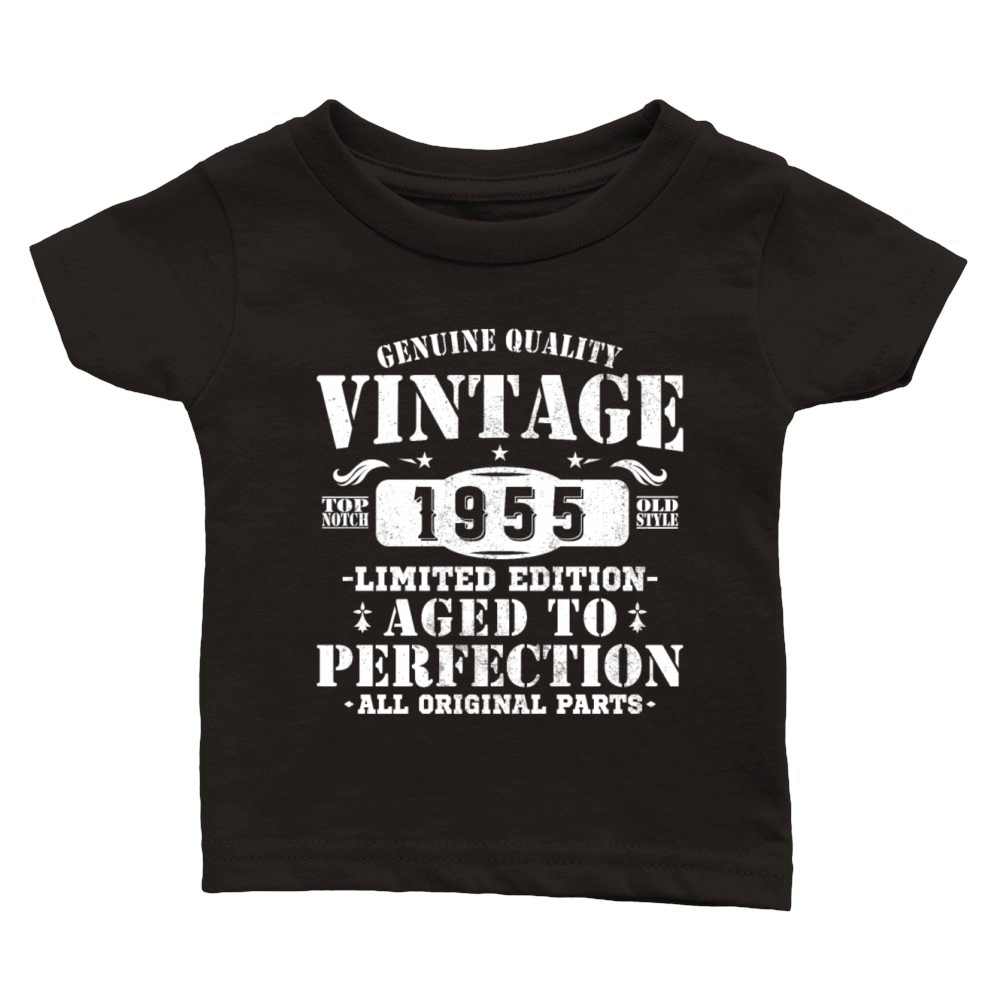 70 Years 1955 Vintage Retro Birthday Gift Classic Baby Crewneck T-shirt