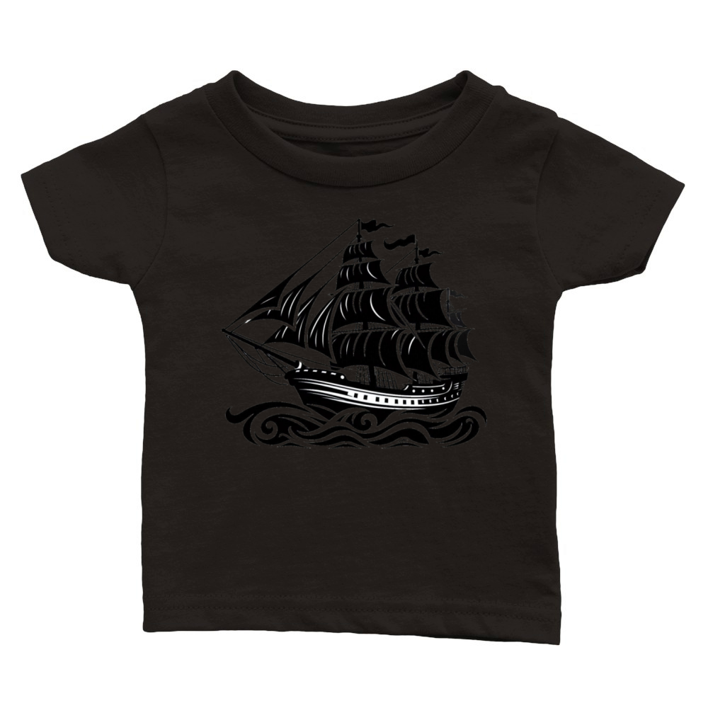 Nautical Elegance Classic Baby Crewneck T-shirt