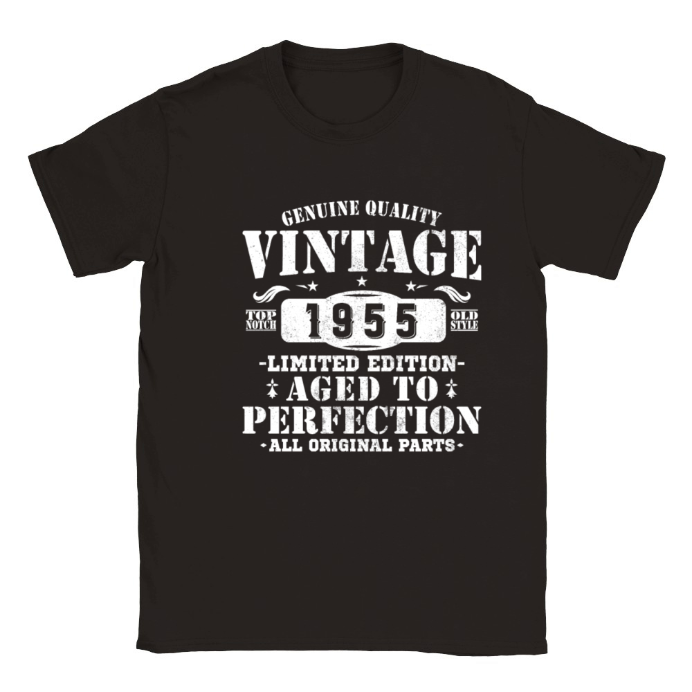 70 Years 1955 Vintage Retro Birthday Gift Classic Kids Crewneck T-shirt