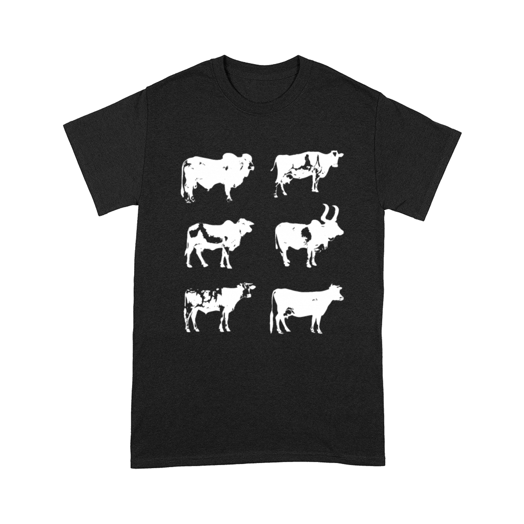 Vintage Cow Lover Men Farm Animals Retro Cows Comfort T-shirt