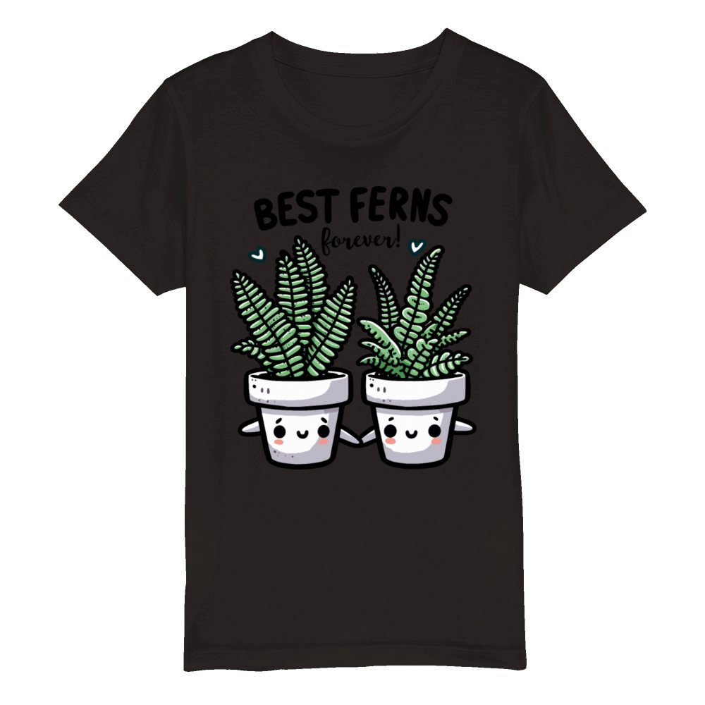 Best Ferns Forever Organic Kids Crewneck T-shirt