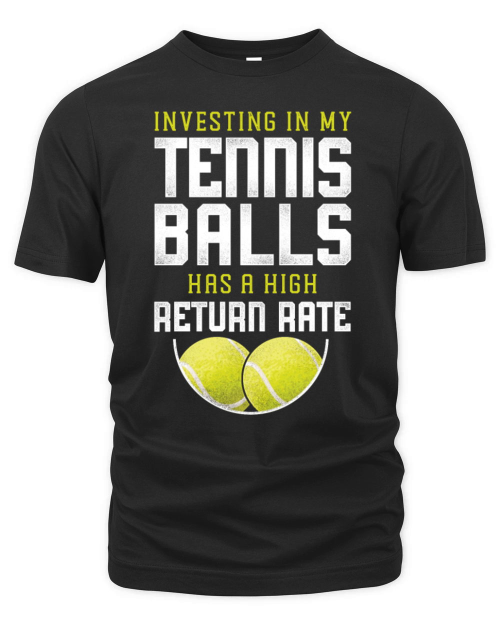 Funny Tennis Player Racket Pun Organic Unisex T-shirt
