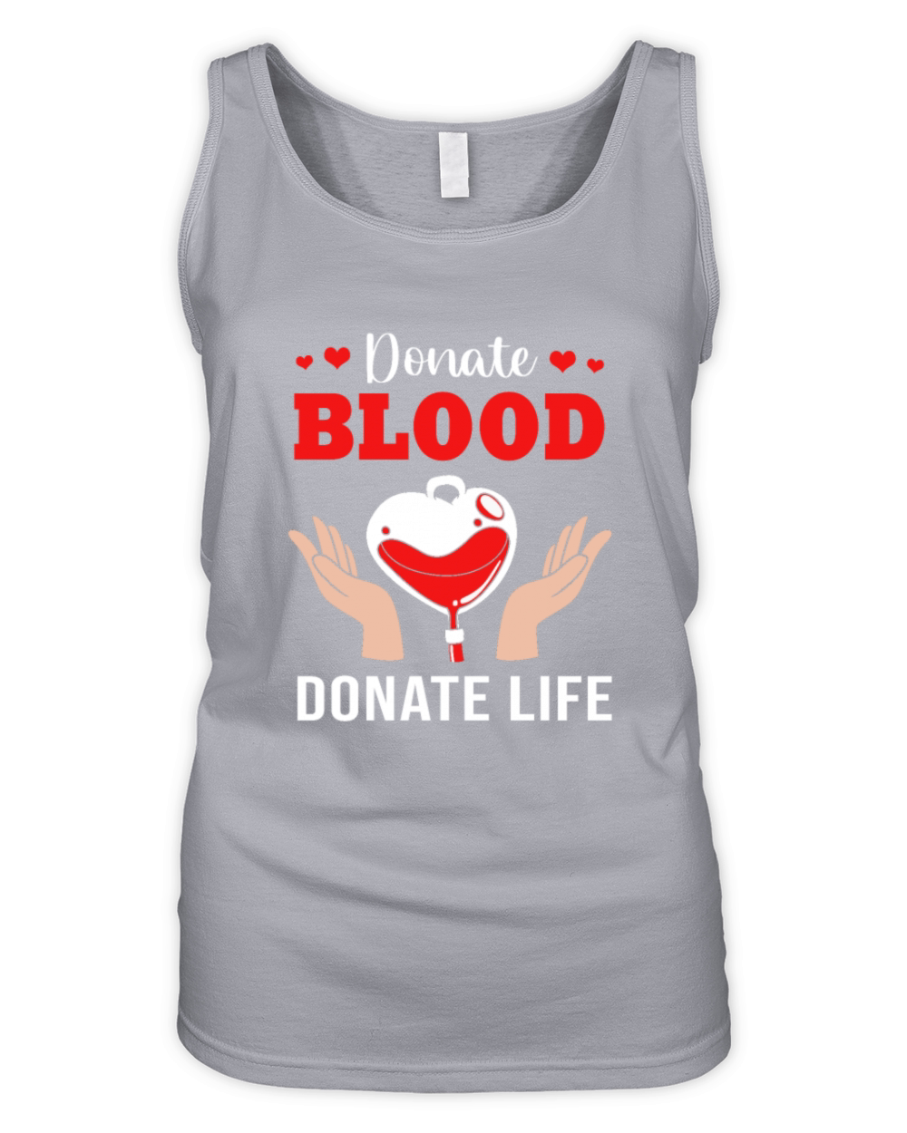 Donate Life Blood Donor Awareness Organic Women's Tank Top