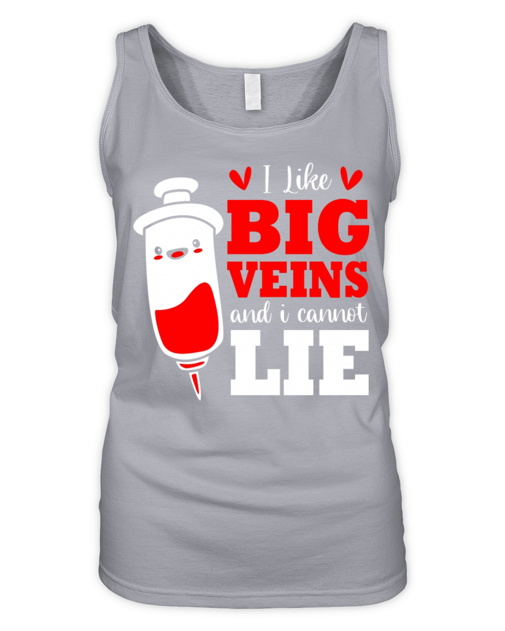 Funny Phlebotomist Blood Donor I Like Big Veins Organic Women's Tank Top