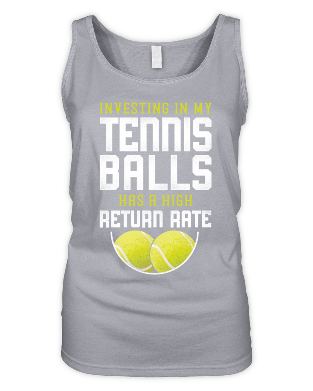 Funny Tennis Player Racket Pun Organic Women's Tank Top