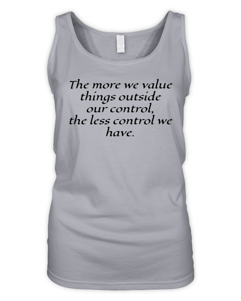 Motivational Stoic Quote For Wisdom Organic Women's Tank Top