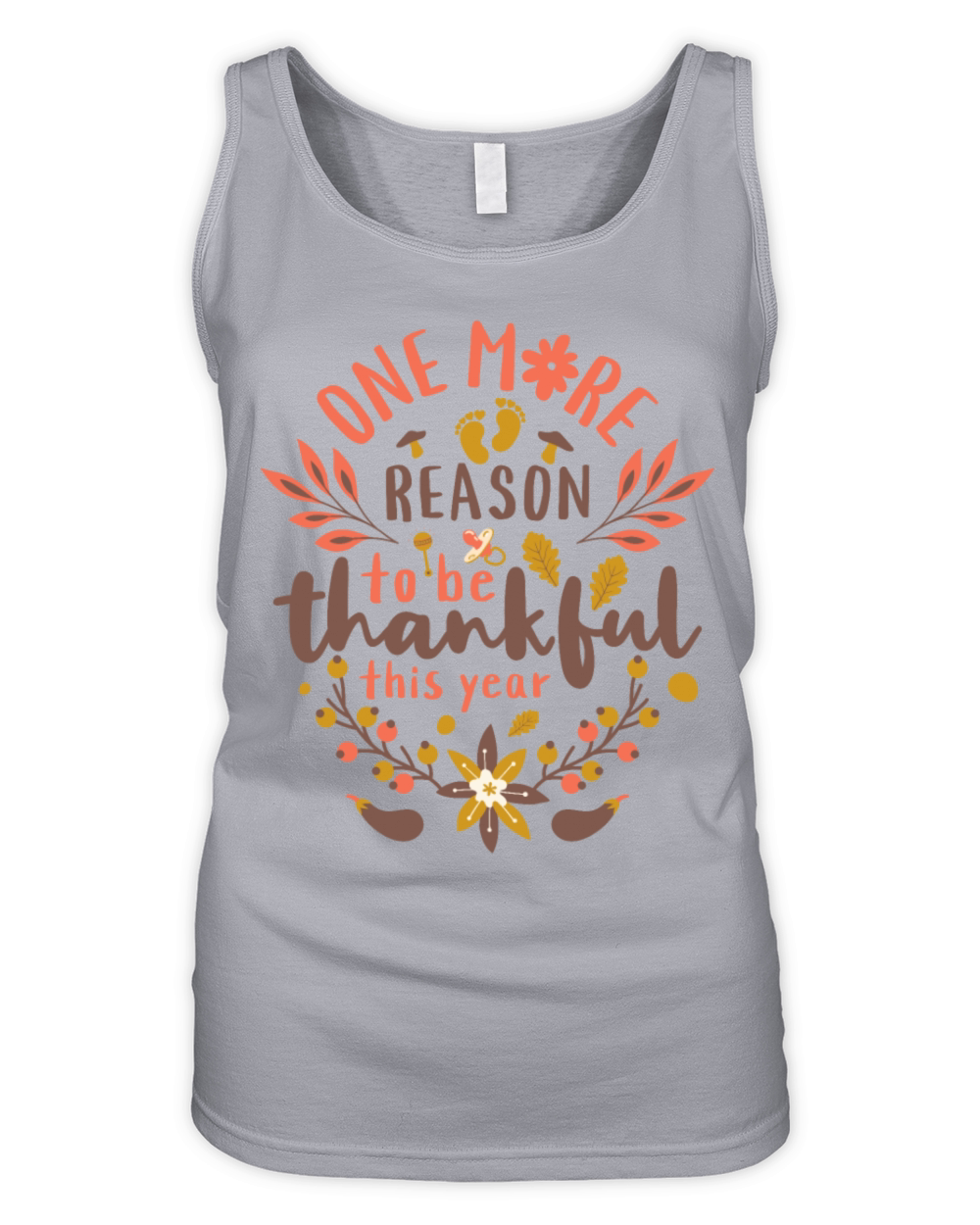 One More Reason To Be Thankful This Year Pregnancy Organic Women's Tank Top