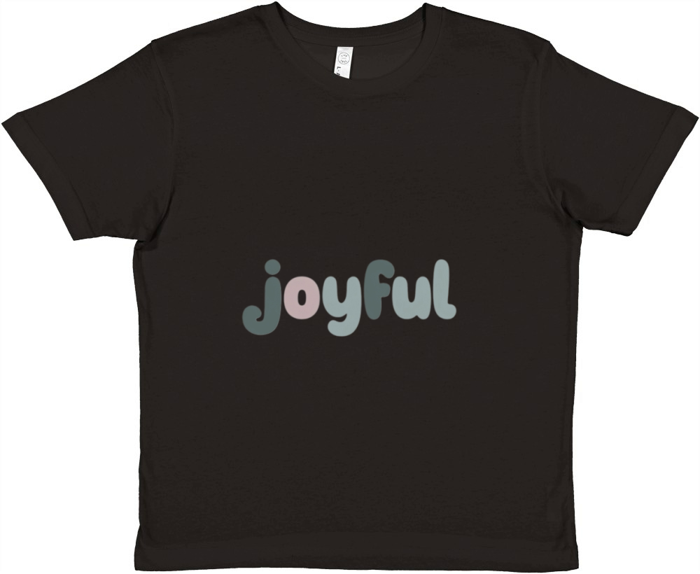 Joyful - Minimalist Premium Kids Crewneck T-shirt