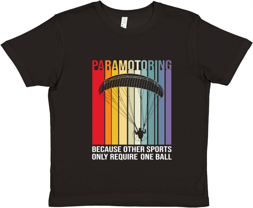 Paramotoring Other Sports Only Require One Ball Premium Kids Crewneck T-shirt