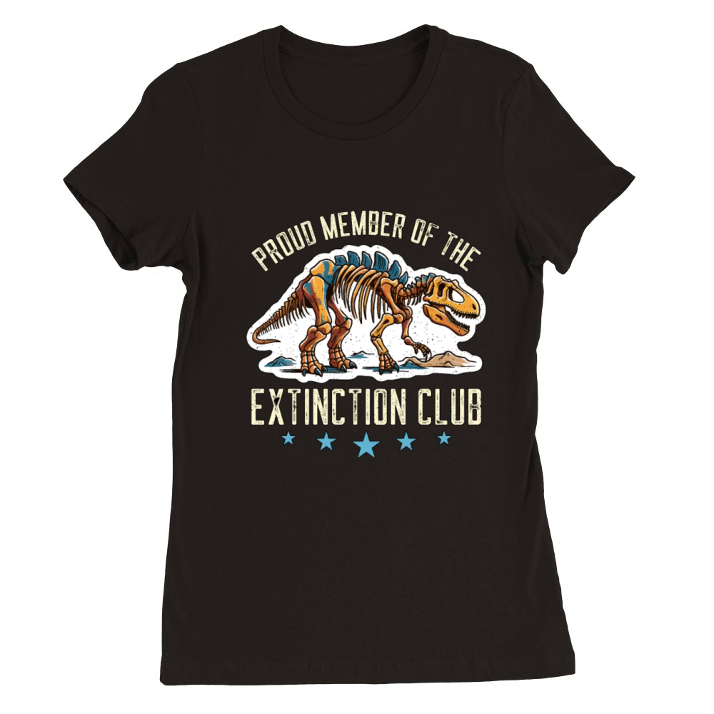Paleontology Proud Member Of The Fossil Collector Premium Womens Crewneck T-shirt