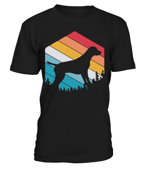 Retro Dog Silhouette German Shorthaired Pointer T-Shirt Unisex