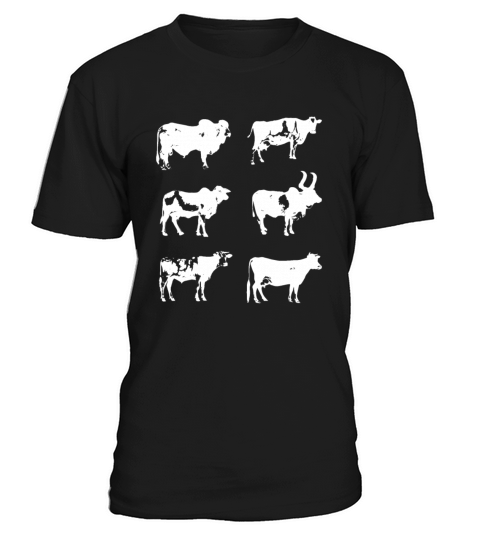 Vintage Cow Lover Men Farm Animals Retro Cows T-Shirt Unisex