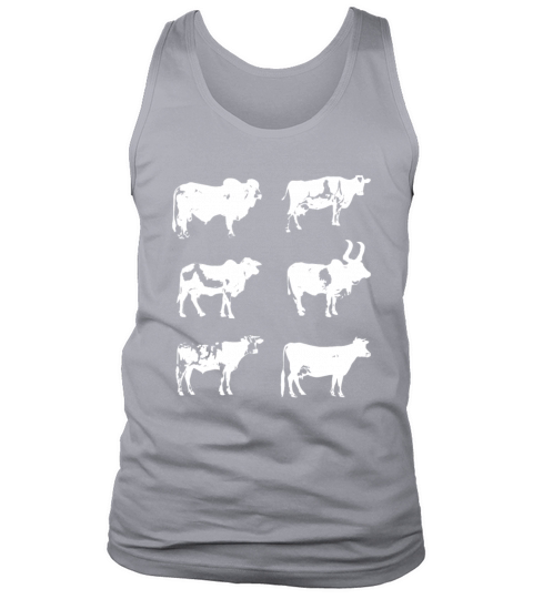 Vintage Cow Lover Men Farm Animals Retro Cows Tank Top Unisex