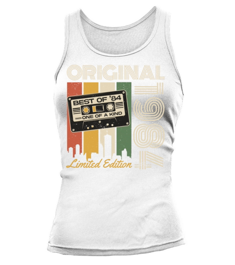 1984 Jahrgang geboren Vintage Retro Geburtstag Tank top Woman