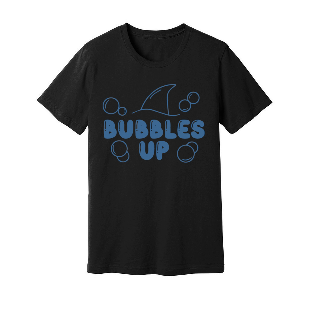 Bubbles Up Shark Lover Love Beach Bubble Up Funny Unisex Jersey Tee