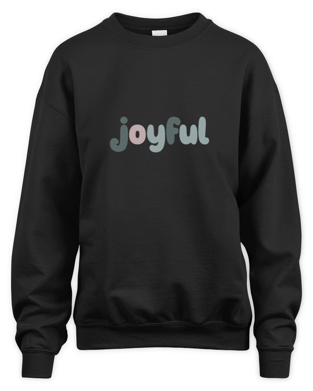Joyful - Minimalist Unisex Premium Crewneck Sweatshirt