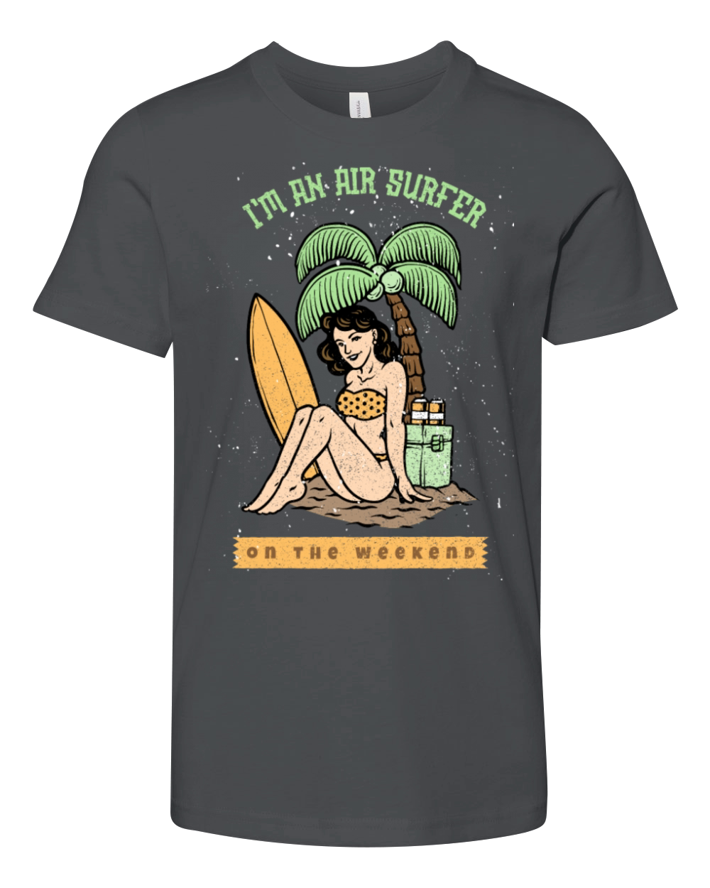 Im an Air Surfer on the Weekend Youth Unisex Jersey Tee