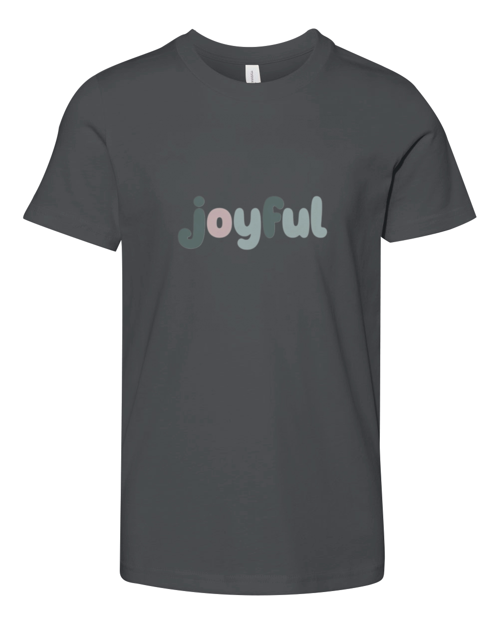 Joyful - Minimalist Youth Unisex Jersey Tee