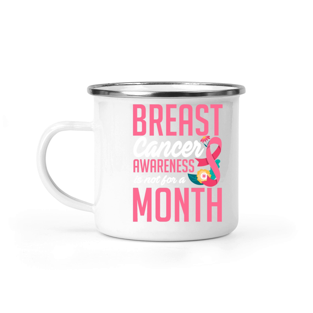 Breast Cancer Awareness Camping Mug