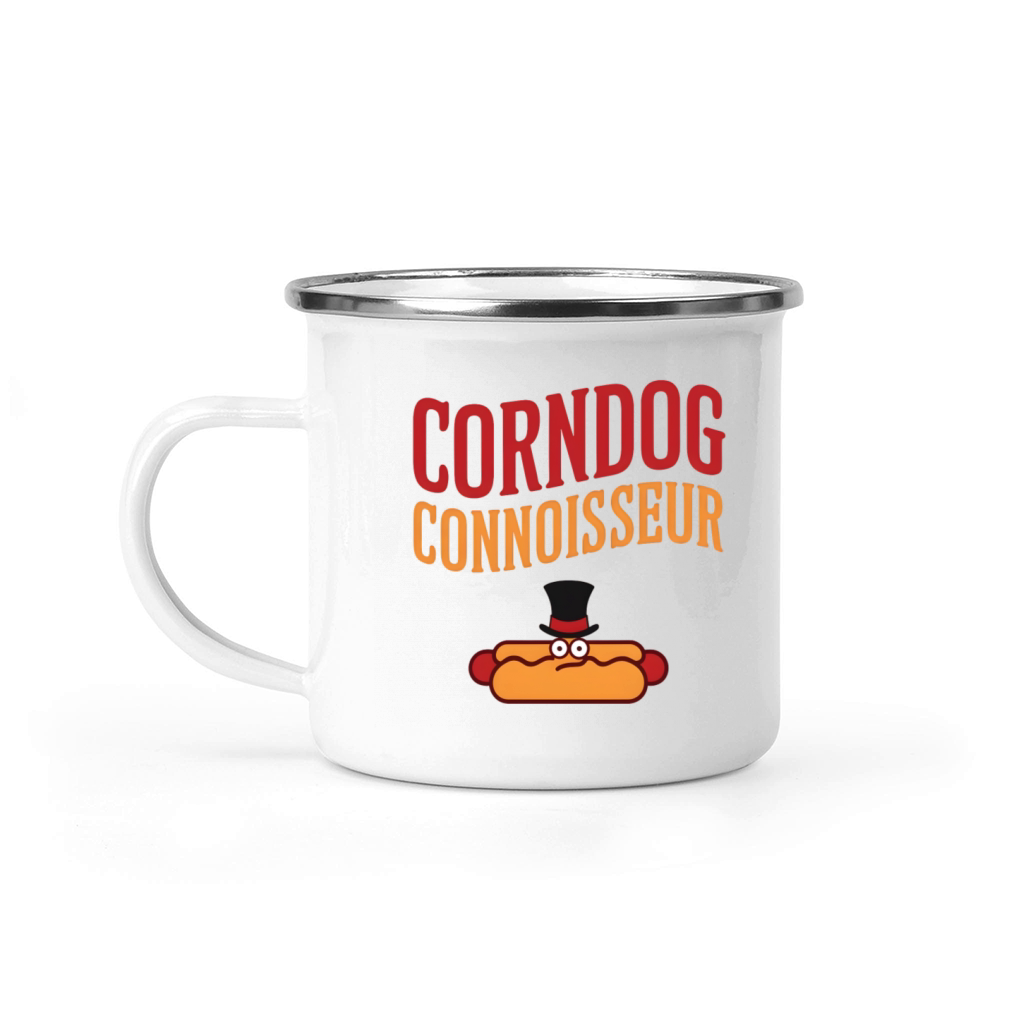 Corndog Connoisseur Camping Mug