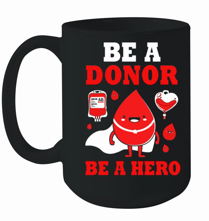 Donor Hero Phlebotomy Blood Donor Awareness Ceramic Mug
