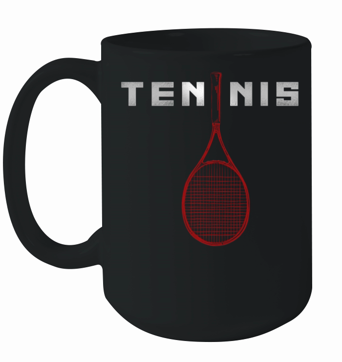 Funny Tennis Player Racket Tennis Ceramic Mug