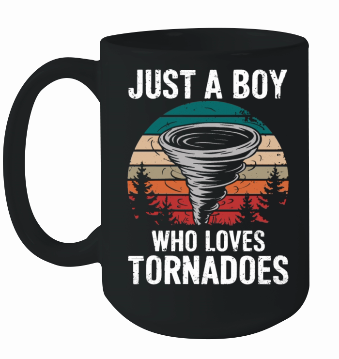 Tornado Lover Vintage Sunset Weather Enthusiast Ceramic Mug