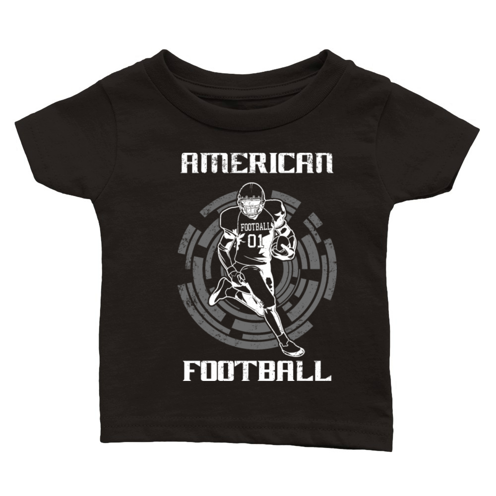 American Football Drawing Classic Baby Crewneck T-shirt