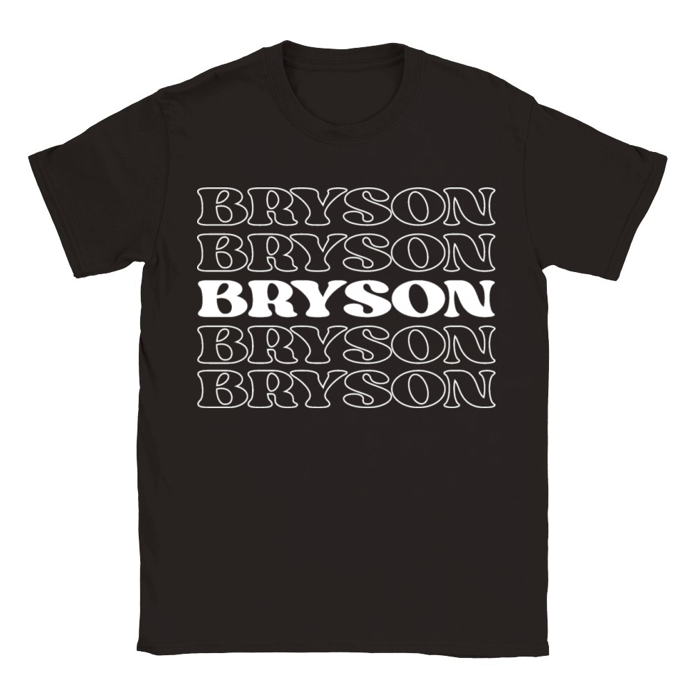 Bryson Name Personalized First Surname Classic Kids Crewneck T-shirt