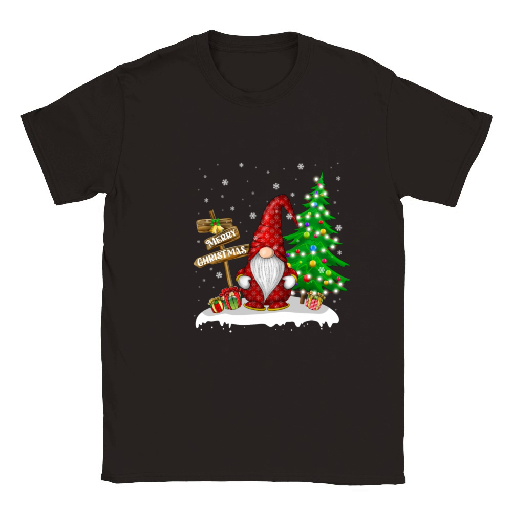 Merry Christmas Gnome Family Christmas Classic Kids Crewneck T-shirt