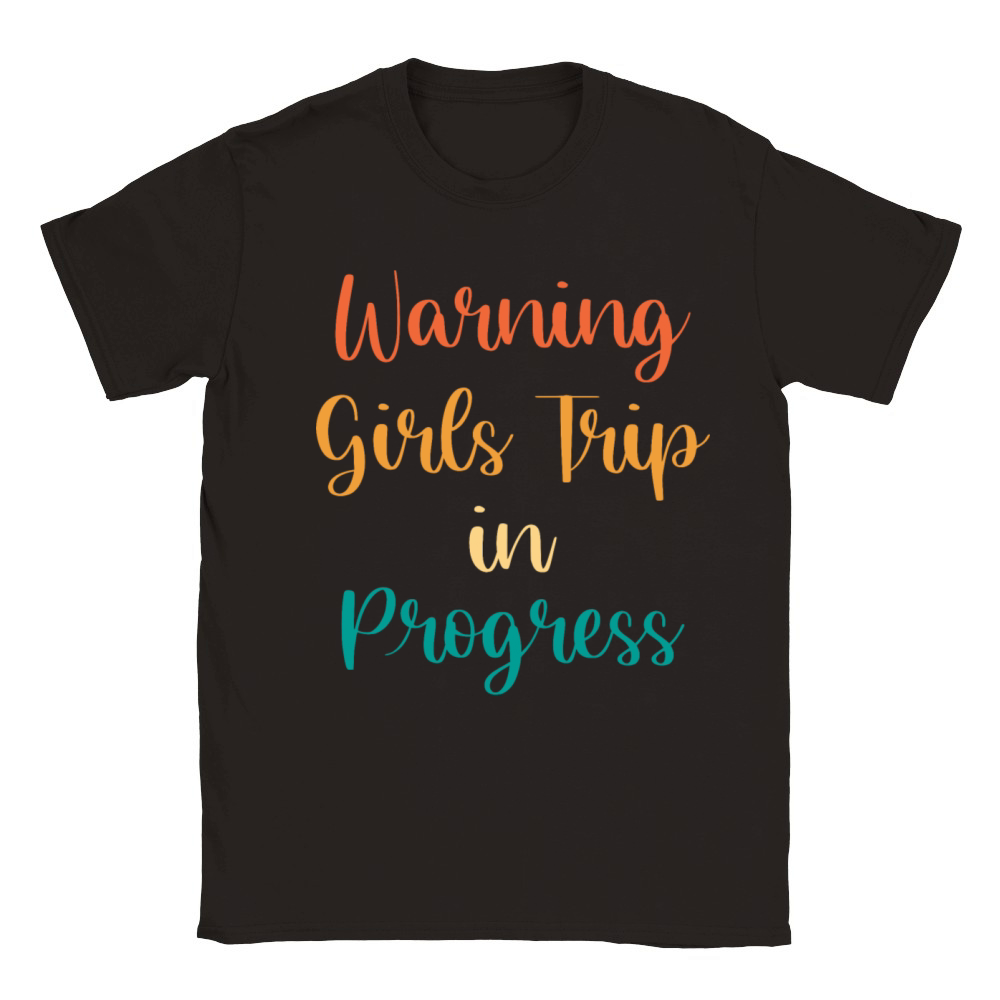 Summer Beach Vacation Girls Trip In Progress Classic Kids Crewneck T-shirt