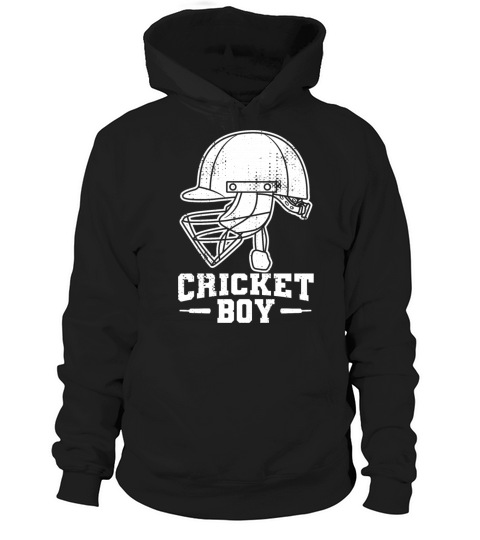 Boy Who Plays Cricket Hoodie Unisex