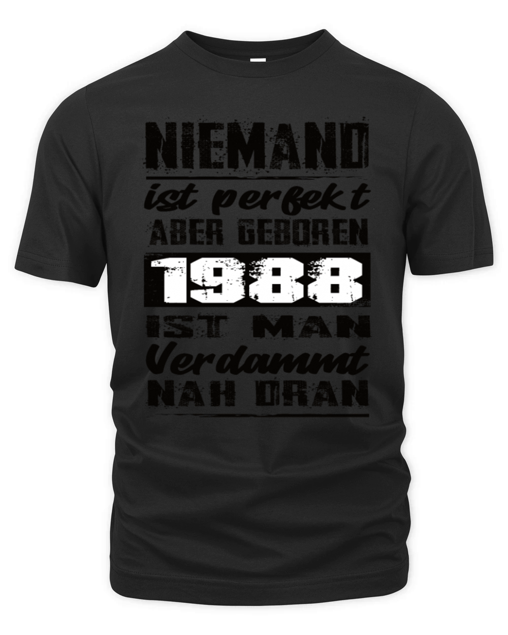 Nobody Is Perfect But Born 1988 Birthday Organic Unisex T-shirt